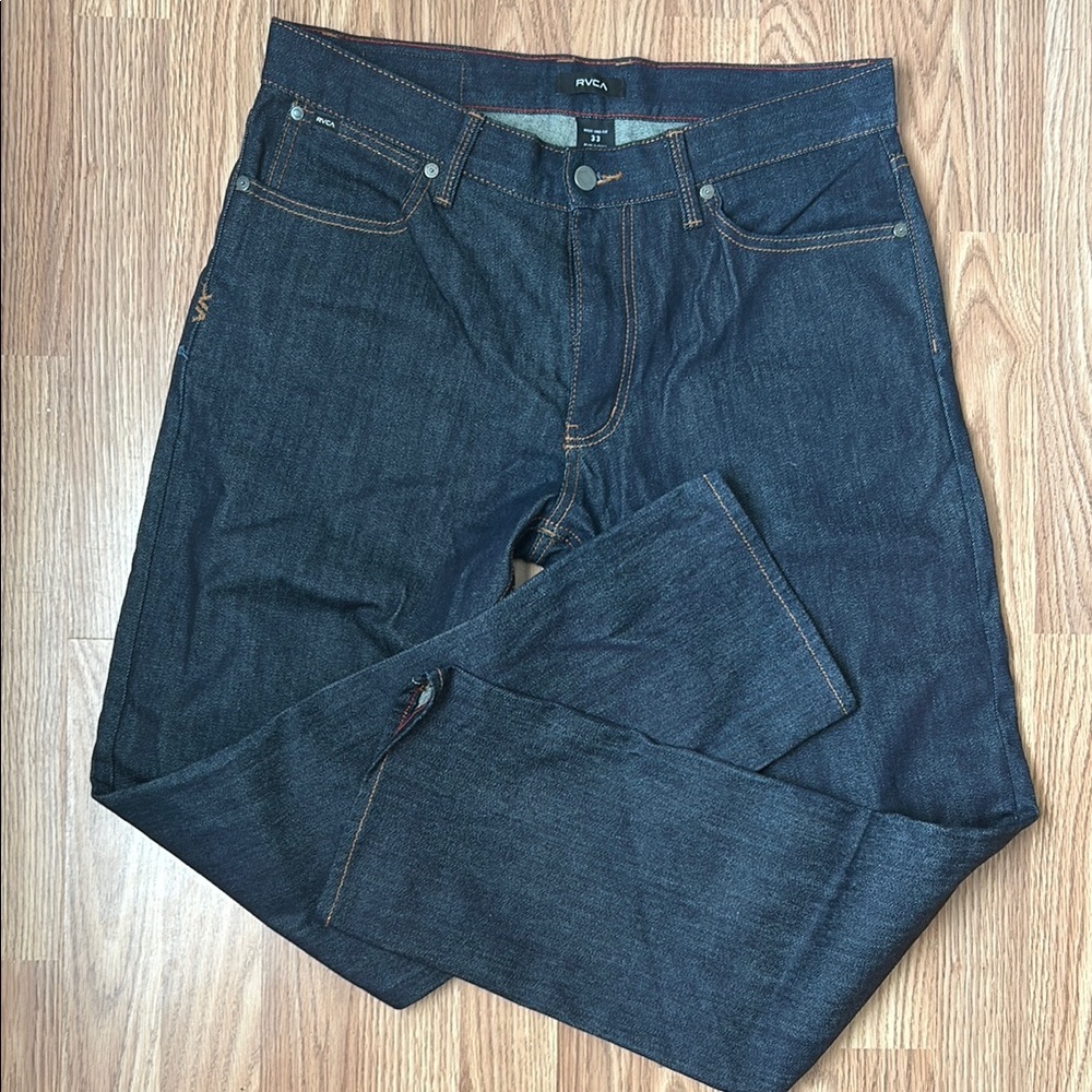 RVCA Men's Blue Jeans